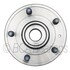 WE61547 by NTN - Wheel Bearing and Hub Assembly - Steel, Natural, with Wheel Studs