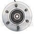 WE61563 by NTN - Wheel Bearing and Hub Assembly - Steel, Natural, with Wheel Studs