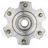 WE61568 by NTN - Wheel Bearing and Hub Assembly - Steel, Natural, with Wheel Studs