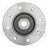 WE61561 by NTN - Wheel Bearing and Hub Assembly - Steel, Natural, with Wheel Studs