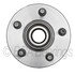 WE61592 by NTN - Wheel Bearing and Hub Assembly - Steel, Natural, with Wheel Studs