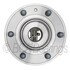 WE61616 by NTN - Wheel Bearing and Hub Assembly - Steel, Natural, with Wheel Studs