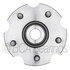 WE61617 by NTN - Wheel Bearing and Hub Assembly - Steel, Natural, with Wheel Studs