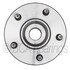 WE61586 by NTN - Wheel Bearing and Hub Assembly - Steel, Natural, with Wheel Studs