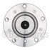 WE61623 by NTN - Wheel Bearing and Hub Assembly - Steel, Natural, without Wheel Studs