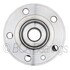 WE61619 by NTN - Wheel Bearing and Hub Assembly - Steel, Natural, without Wheel Studs