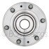 WE61620 by NTN - Wheel Bearing and Hub Assembly - Steel, Natural, with Wheel Studs