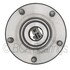 WE61621 by NTN - Wheel Bearing and Hub Assembly - Steel, Natural, with Wheel Studs