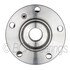 WE61641 by NTN - Wheel Bearing and Hub Assembly - Steel, Natural, without Wheel Studs