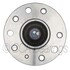 WE61628 by NTN - Wheel Bearing and Hub Assembly - Steel, Natural, without Wheel Studs