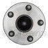 WE61632 by NTN - Wheel Bearing and Hub Assembly - Steel, Natural, with Wheel Studs