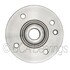 WE61653 by NTN - Wheel Bearing and Hub Assembly - Steel, Natural, without Wheel Studs