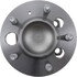 WE60717 by NTN - Wheel Bearing and Hub Assembly - Steel, Natural, with Wheel Studs