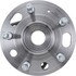 WE60838 by NTN - Wheel Bearing and Hub Assembly - Steel, Natural, with Wheel Studs