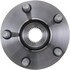 WE60949 by NTN - Wheel Bearing and Hub Assembly - Steel, Natural, with Wheel Studs