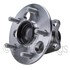 WE61043 by NTN - Wheel Bearing and Hub Assembly - Steel, Natural, with Wheel Studs