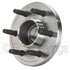 WE61031 by NTN - Wheel Bearing and Hub Assembly - Steel, Natural, with Wheel Studs