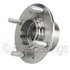 WE61041 by NTN - Wheel Bearing and Hub Assembly - Steel, Natural, with Wheel Studs