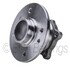 WE61063 by NTN - Wheel Bearing and Hub Assembly - Steel, Natural, without Wheel Studs