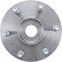 WE61544 by NTN - Wheel Bearing and Hub Assembly - Steel, Natural, with Wheel Studs