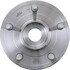 WE61566 by NTN - Wheel Bearing and Hub Assembly - Steel, Natural, with Wheel Studs
