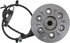 WE61762 by NTN - Wheel Bearing and Hub Assembly - Steel, Natural, with Wheel Studs