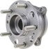 WE61787 by NTN - Wheel Bearing and Hub Assembly - Steel, Natural, with Wheel Studs