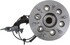 WE61769 by NTN - Wheel Bearing and Hub Assembly - Steel, Natural, with Wheel Studs