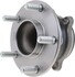 WE61801 by NTN - Wheel Bearing and Hub Assembly - Steel, Natural, with Wheel Studs