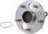 WE61811 by NTN - Wheel Bearing and Hub Assembly - Steel, Natural, with Wheel Studs