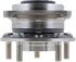 WE61820 by NTN - Wheel Bearing and Hub Assembly - Steel, Natural, with Wheel Studs