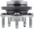 WE61831 by NTN - Wheel Bearing and Hub Assembly - Steel, Natural, with Wheel Studs