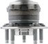 WE61833 by NTN - Wheel Bearing and Hub Assembly - Steel, Natural, with Wheel Studs