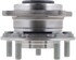 WE61829 by NTN - Wheel Bearing and Hub Assembly - Steel, Natural, without Wheel Studs