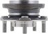 WE61843 by NTN - Wheel Bearing and Hub Assembly - Steel, Natural, with Wheel Studs