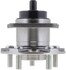 WE61836 by NTN - Wheel Bearing and Hub Assembly - Steel, Natural, with Wheel Studs