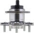WE61837 by NTN - Wheel Bearing and Hub Assembly - Steel, Natural, with Wheel Studs