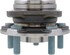 WE61864 by NTN - Wheel Bearing and Hub Assembly - Steel, Natural, with Wheel Studs