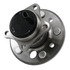 29512206 by PRONTO ROTOR - Wheel Bearing and Hub Assembly - Rear, Left, Sensor Included