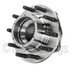 WE60624 by NTN - Wheel Bearing and Hub Assembly - Steel, Natural, with Wheel Studs