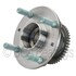 WE60540 by NTN - Wheel Bearing and Hub Assembly - Steel, Natural, with Wheel Studs