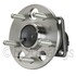 WE60707 by NTN - Wheel Bearing and Hub Assembly - Steel, Natural, with Wheel Studs