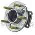 WE60699 by NTN - Wheel Bearing and Hub Assembly - Steel, Natural, with Wheel Studs