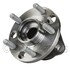 WE60701 by NTN - Wheel Bearing and Hub Assembly - Steel, Natural, with Wheel Studs