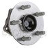WE60734 by NTN - Wheel Bearing and Hub Assembly - Steel, Natural, with Wheel Studs