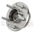 WE60743 by NTN - Wheel Bearing and Hub Assembly - Steel, Natural, with Wheel Studs