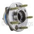 WE60725 by NTN - Wheel Bearing and Hub Assembly - Steel, Natural, with Wheel Studs