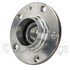 WE60728 by NTN - Wheel Bearing and Hub Assembly - Steel, Natural, without Wheel Studs