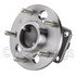 WE60754 by NTN - Wheel Bearing and Hub Assembly - Steel, Natural, with Wheel Studs