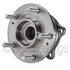 WE60764 by NTN - Wheel Bearing and Hub Assembly - Steel, Natural, with Wheel Studs